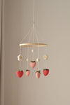 Strawberry Baby Crib Mobile