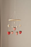 Strawberry Baby Crib Mobile
