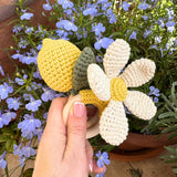 Crochet Baby Rattle Set – Lemon & Daisy 