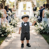 Baby Boy Vest Outfit Set – Christening • Ring Bearer • First Birthday
