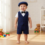 Baby Boy Vest Outfit Set – Christening • Ring Bearer • First Birthday