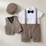 Baby Boy Vest Outfit Set – Christening • Ring Bearer • First Birthday