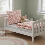Blush Daisies Bedding Set for Kids Girls Soft Cotton Quilt & Pillow with Antiallergic Filling