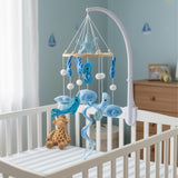 Coastal Ocean Themed Baby Blue Mobile 