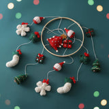 Christmas Baby Mobile – Handmade Felt Crib Mobile with Santa Gifts Christmas Trees & Holiday Decor | Baby’S First Christmas Gift