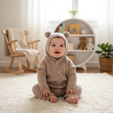 Baby Bear Knit Romper 