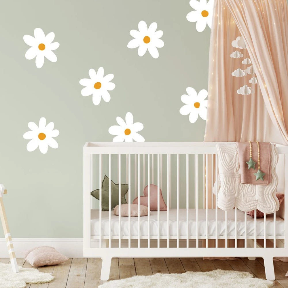 Daisy Wall Decals – Cozy Nursery