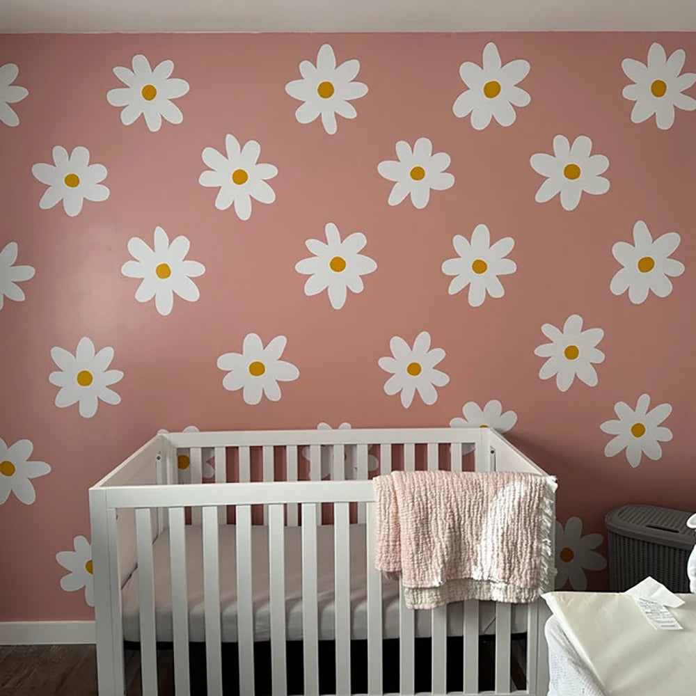 Daisy Wall Decals – Cozy Nursery
