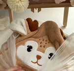 Baby Reindeer Towel Poncho