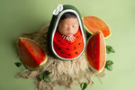 Watermelon Baby Newborn Wraps for Photography Bundle