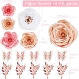Paper Flowers Wall Decorations 