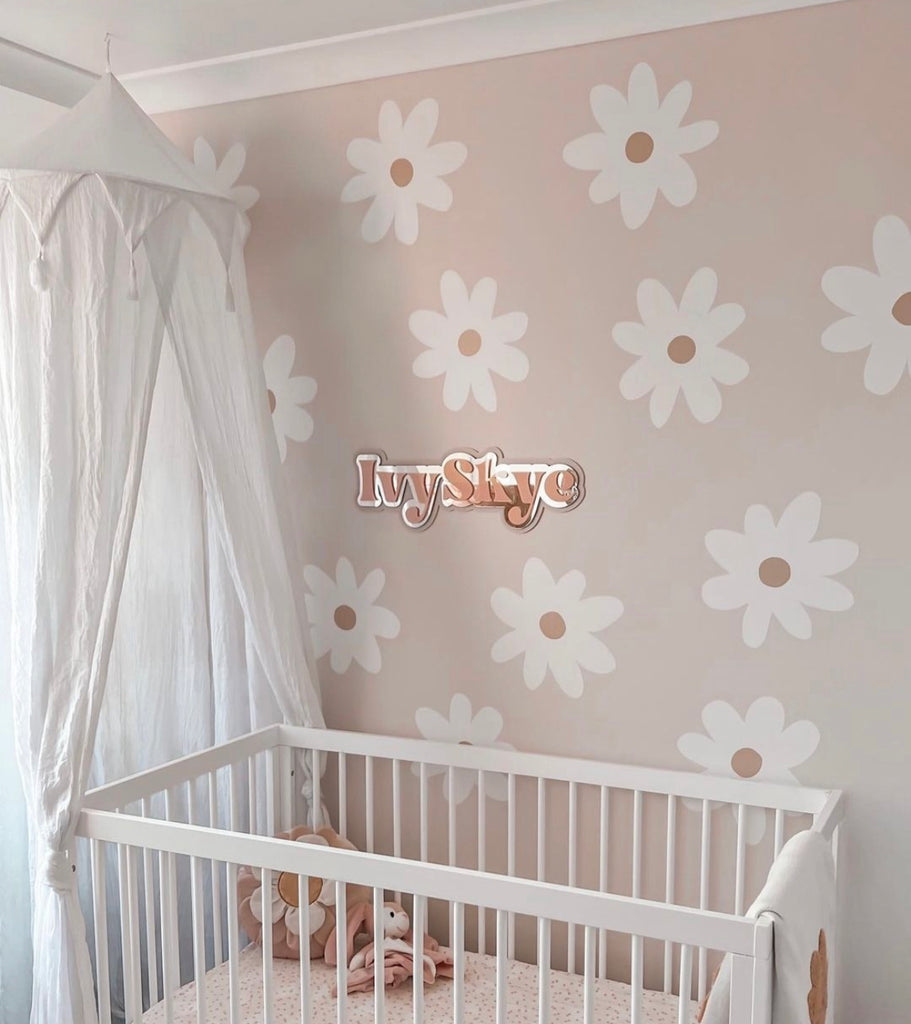 Daisy Wall Decals – Cozy Nursery