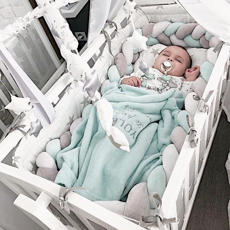 Braided Crib Bumper – Cozy Nursery