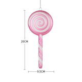 Pink Christmas Tree Candy Cane Decorations