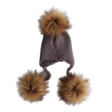 Baby Warm Knit Pompom Beanie
