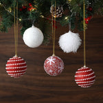 Christmas Tree Decoration  Sequinned Baubles