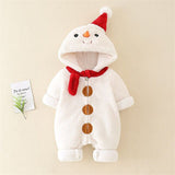 Christmas Snowman Baby Romper