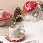Mushroom Ceramic Tea Cup 