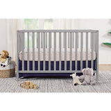 Union 3-in-1 Convertible Crib, Grey - Cozy Nursery