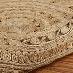 Natural Round Jute 6 ft Area Rug