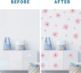 Pink Daisy Wall Decal 