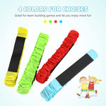 12pcs Foot Running Race Game Rope Straps 