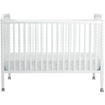 Jenny Lind 3-in-1 Convertible Portable Crib in White - Cozy Nursery