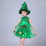 Baby Girs Christmas Tree Cosplay Costume Set