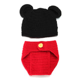 Mickey Newborn Baby Crochet Costume