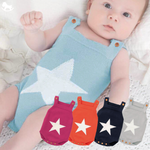 Star Knitted Romper - Cozy Nursery