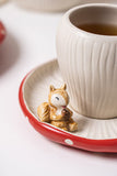 Mushroom Ceramic Tea Cup 