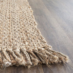 Natural Hand Woven Natural Jute Area Rug (5' x 8') - Cozy Nursery