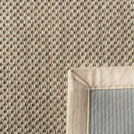 Safavieh Natural Fiber Collection NF143C Marble and Beige Sisal Area Rug (6' x 9') - Cozy Nursery