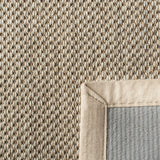Safavieh Natural Fiber Collection NF143C Marble and Beige Sisal Area Rug (6' x 9') - Cozy Nursery