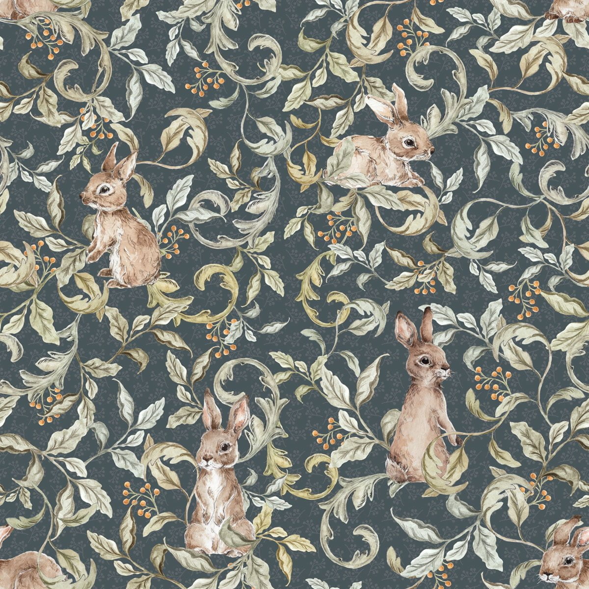 Rabbit Pattern Wallpaper