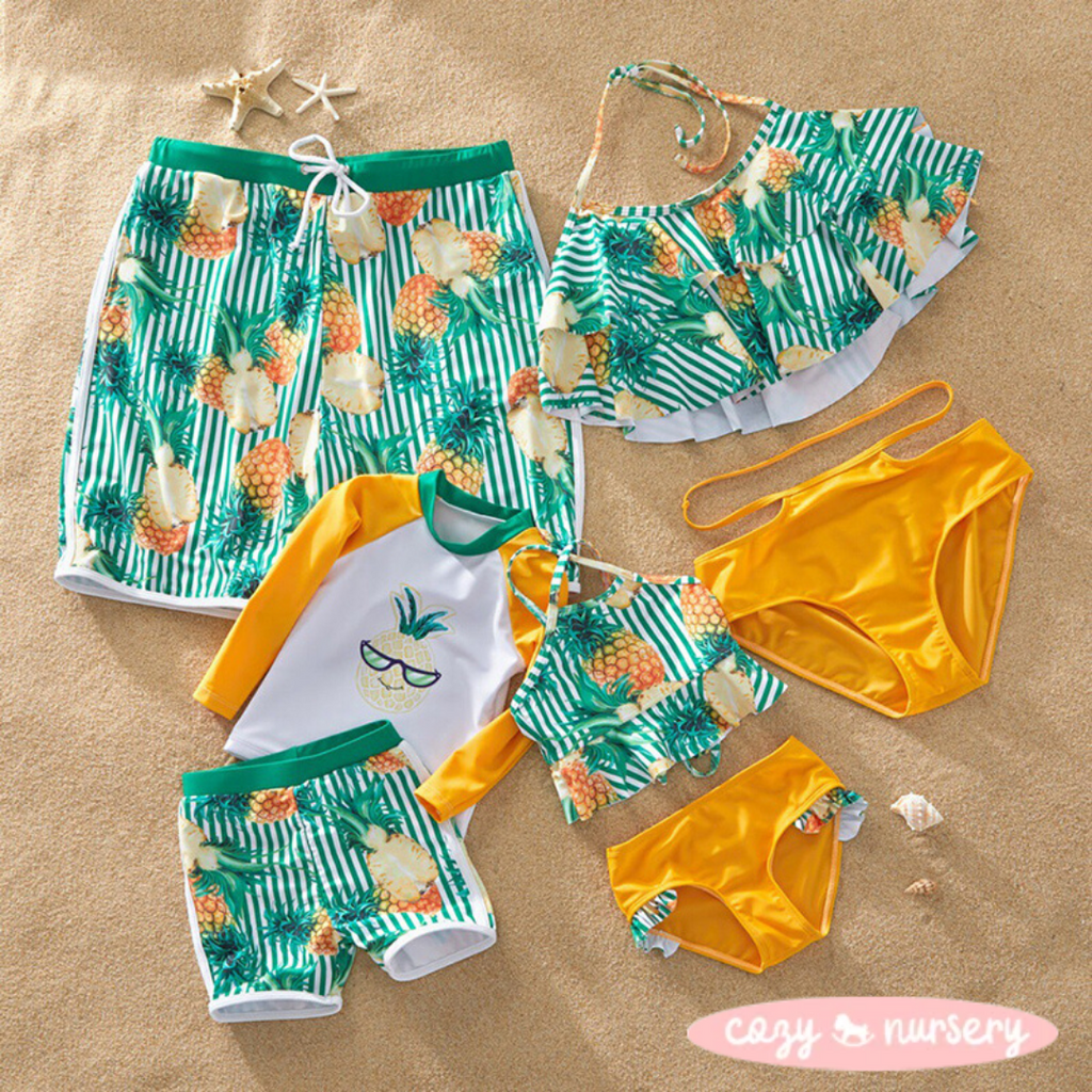 Baby boy pineapple swimsuit sales