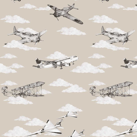 Planes Wallpaper – Cozy Nursery