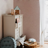 SIMPLE irregular dots powder pink cappucino Wallpaper