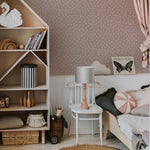 SIMPLE irregular dots powder pink cappucino Wallpaper