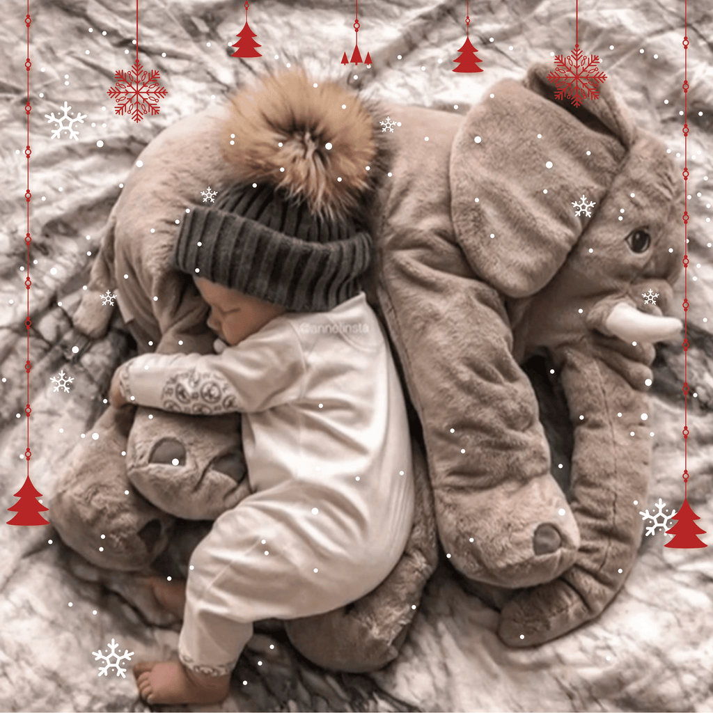 Sleeping elephant pillow sales