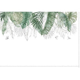 Riesige Wandaufkleber mit tropischen Blättern 