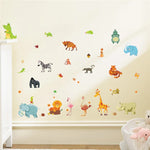 Jungle Animals Wall Stickers - Cozy Nursery