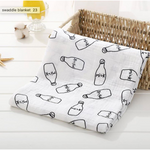 Nordic Pattern Baby Muslin Swaddle set - Cozy Nursery