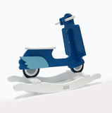 Rocking Blue Love Scooter