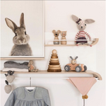 Rabbit Poster Bunny Tail Canvas Animal - Cozy Nursery