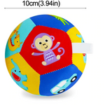 Animal Soft Plush Ball With Sound - Cozy Nursery