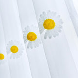 Embroidery Daisy Flowers Curtains