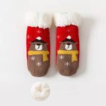 Winter Newborn Baby Cartoon Christmas Socks