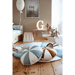 “Blue Candy” Patchwork Pillow