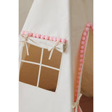 “Fluffy Pompoms” Teepee Tent with Pompoms